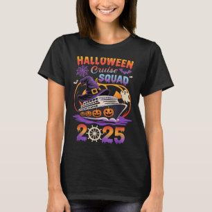 Halloween Cruise Squad 2025 Matching Cruising Crew T-Shirt