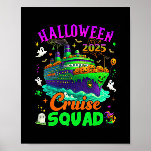 Halloween Cruise Squad 2025 Matching Cruising Crui Poster