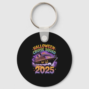 Halloween Cruise Squad 2025 Matching Family Cruise Key Ring