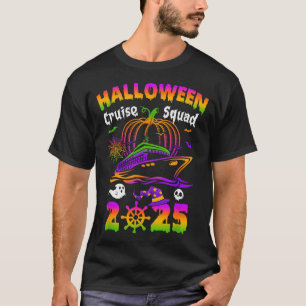 Halloween Cruise Squad 2025 Pumpkin Soky Season Fa T-Shirt