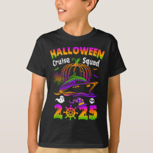Halloween Cruise Squad 2025 Pumpkin Soky Season Fa T-Shirt