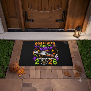 Halloween Cruise Squad 2026 Matching Cruising Doormat