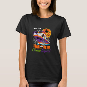 Halloween Cruise Squad Boo Ghosts Witch Horror Cru T-Shirt
