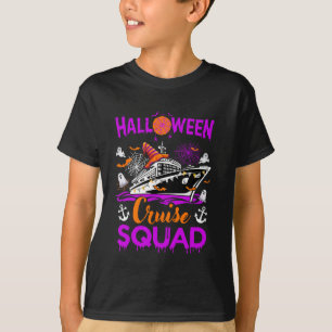 Halloween Cruise Squad Family Cruising Spooky Seas T-Shirt