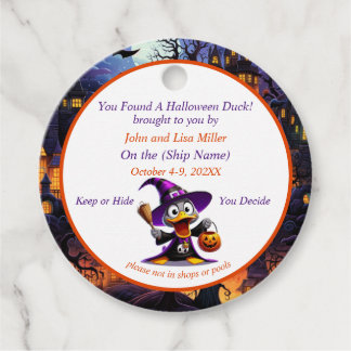 Halloween Cruising Duck Tags