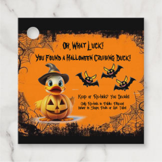 Halloween Cruising Duck Tags