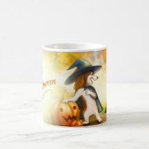 Halloween cup with cute animals