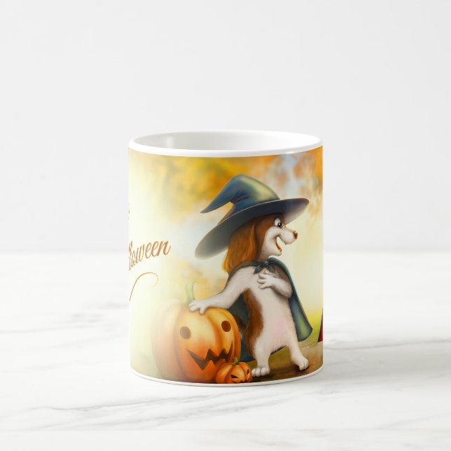 Halloween cup with cute animals (Center)