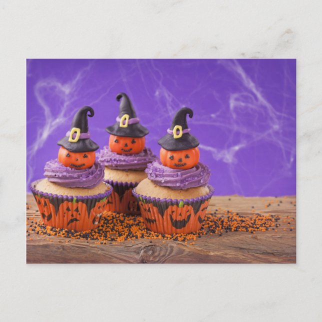 Halloween Cupcake Postcard (Front)