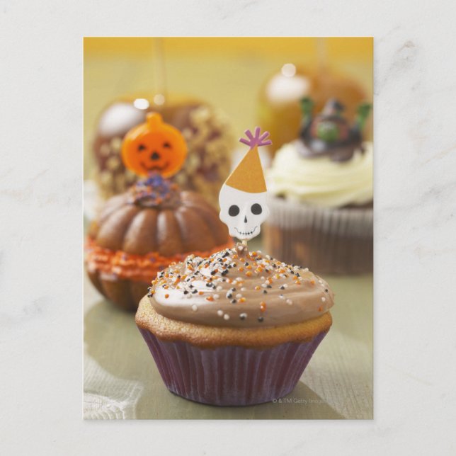 Halloween cupcake postcard (Front)
