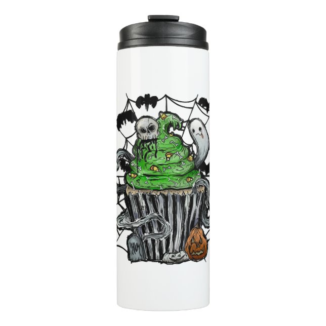 Halloween Cupcake  Thermal Tumbler (Front)