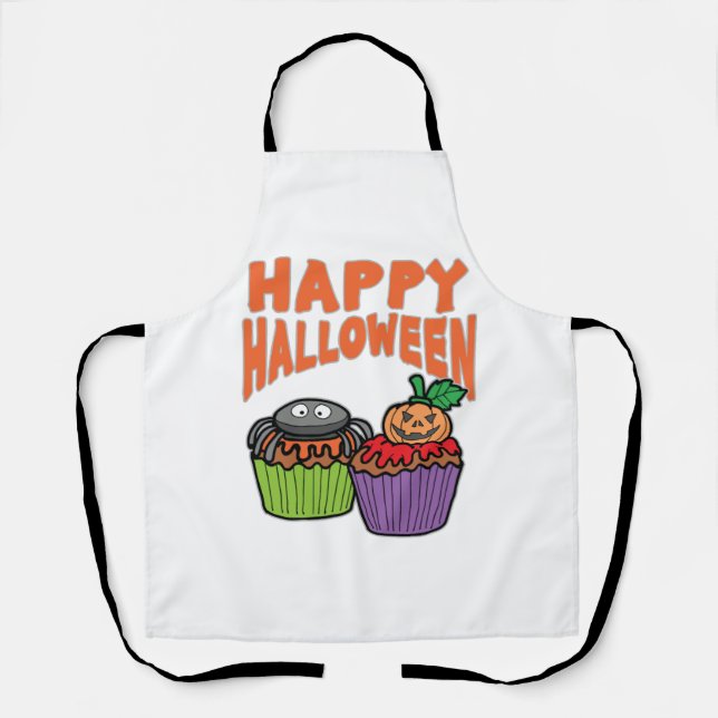 Halloween cupcakes apron (Front)