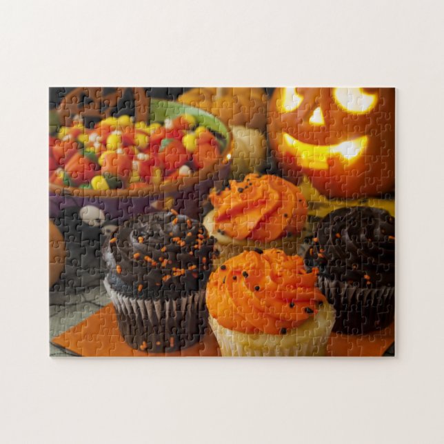Halloween Cupcakes Jigsaw Puzzle (Horizontal)