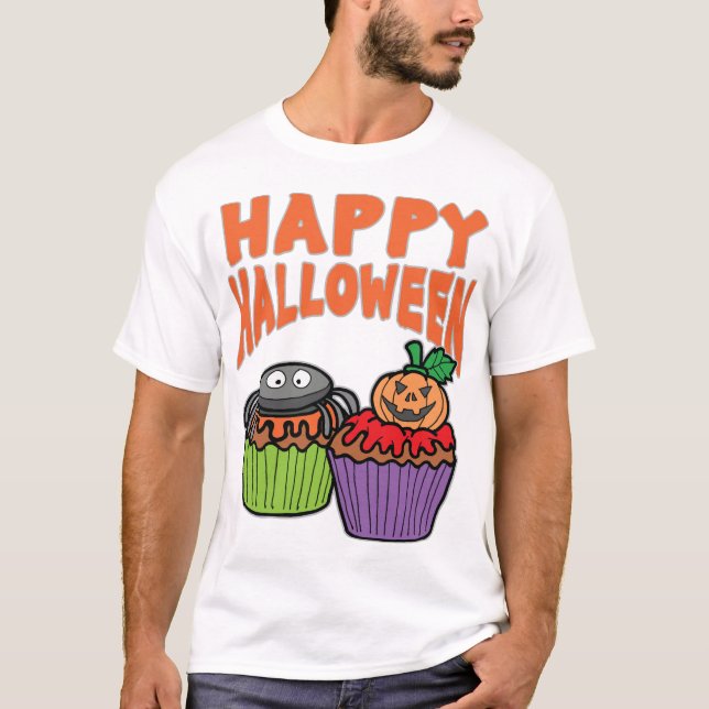 Halloween cupcakes T-Shirt (Front)