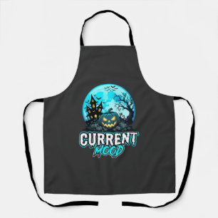 Halloween Current Mood Haunted Pumpkin Apron