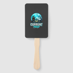 Halloween Current Mood Haunted Pumpkin Hand Fan