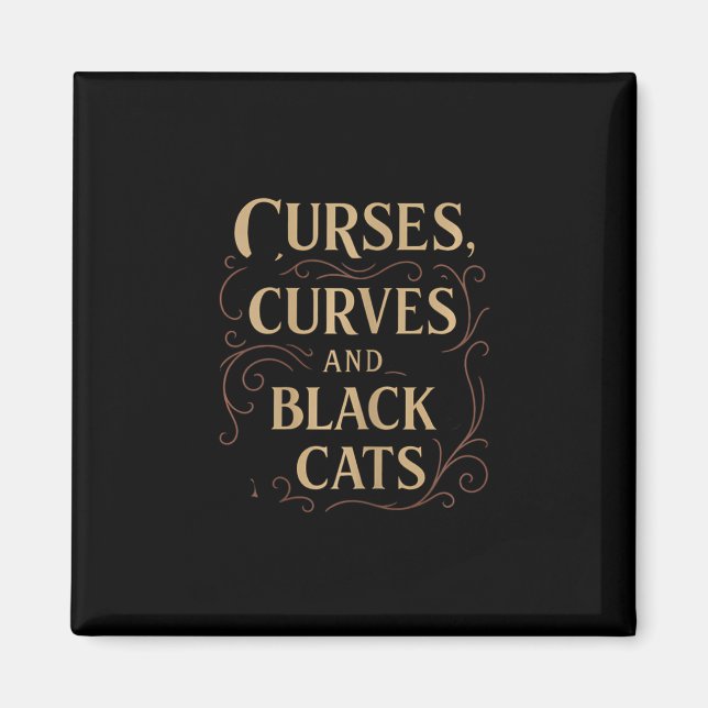 Halloween Curses  Magnet (Front)