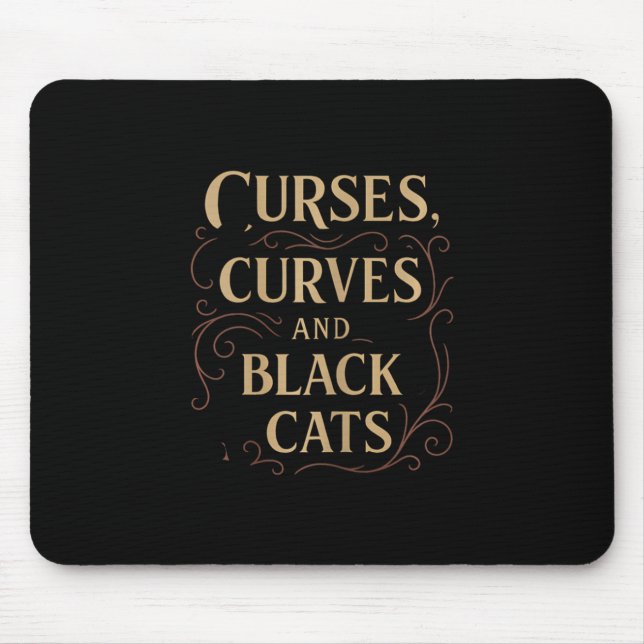 Halloween Curses  Mouse Mat (Front)