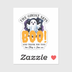 Halloween Custom-Cut Vinyl Sticker   Spooky