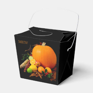 Halloween custom monogram favour box