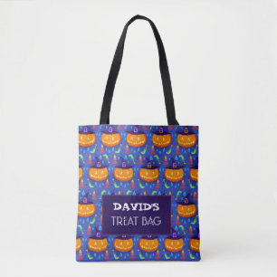 Halloween Custom Treat & Candy Tote Bag