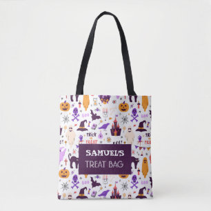 Halloween Custom Treat & Candy Tote Bag