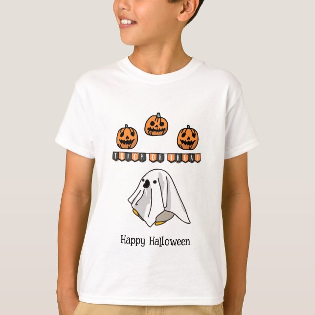 Halloween Custom Whimsical Funny modern  T-Shirt (Front)