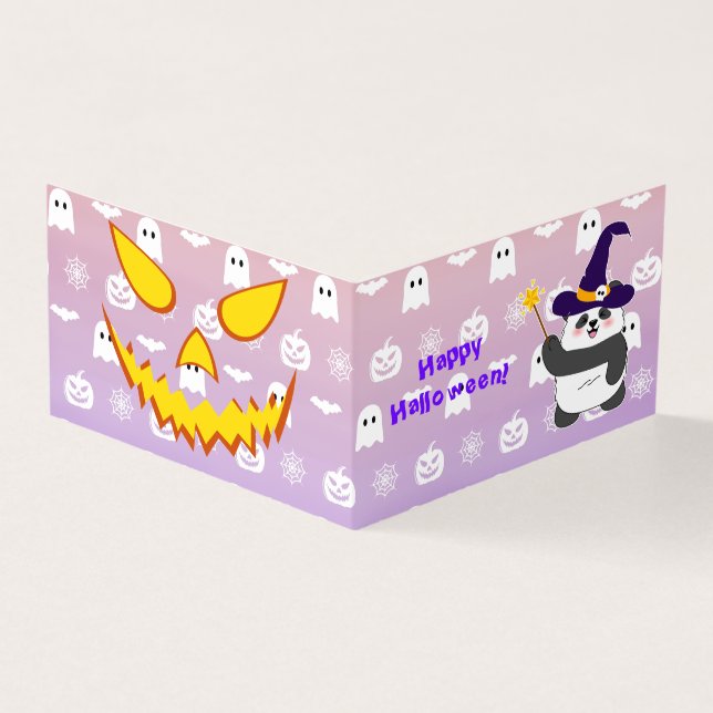 Halloween Cute Baby Panda Witch Magic Wand (Outside)