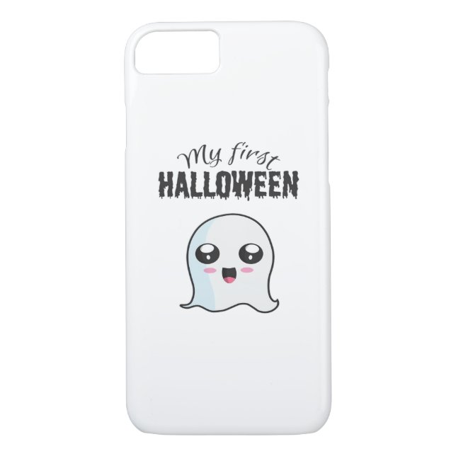 Halloween Cute Boo Newborn Baby Girl First Hallowe Case-Mate iPhone Case (Back)