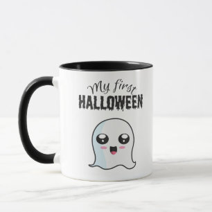 Halloween Cute Boo Newborn Baby Girl First Hallowe Mug