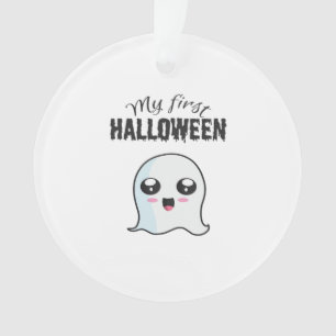 Halloween Cute Boo Newborn Baby Girl First Hallowe Ornament