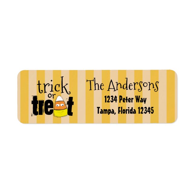 Halloween Cute Candy Corn Smiling Whimsical (Front)