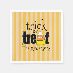 Halloween Cute Candy Corn Whimsical Funny Napkin