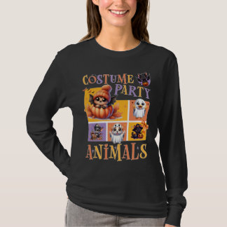 Halloween Cute Costume Party Animals October style T-Shirt