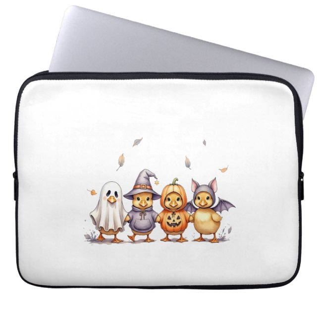 Halloween Cute Ducklings Costume Laptop Sleeve (Front)