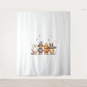Halloween Cute Ducklings Costume Tapestry
