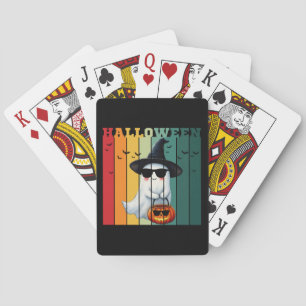 Halloween cute funny ghost pumpkin gift ideas playing cards