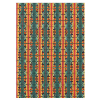 Halloween cute funny pumpkin vintage fall autumn tablecloth