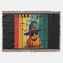 Halloween cute funny pumpkin vintage fall autumn