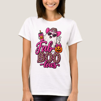 Halloween Cute ghost Fab-BOO-Lous T-Shirt