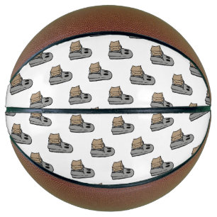 Halloween, Cute Ghost Grey, Trick Or Treat, Boo Basketball