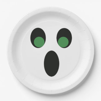 Halloween Cute Ghost Paper Plate