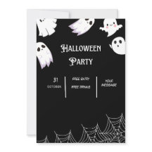 Halloween cute ghost party