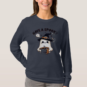 Halloween Cute Ghost Pumpkin T-Shirt
