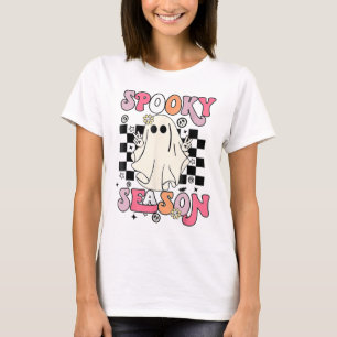 Halloween Cute Ghost Spooky Season T-Shirt