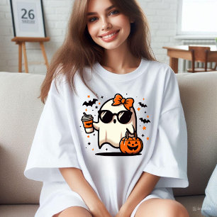 Halloween Cute Ghost  T-Shirt
