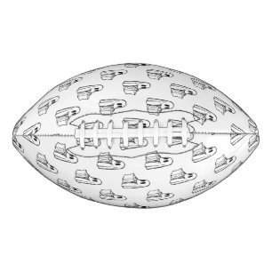 Halloween, Cute Ghost White, Trick Or Treat, Boo American Football