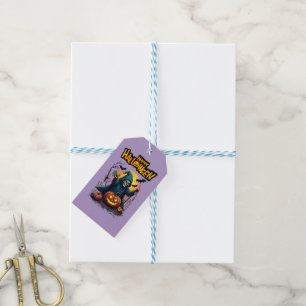 Halloween: Cute Ghosts and Pumpkin Family Gift Tags