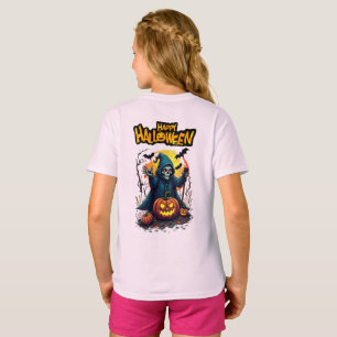 Halloween: Cute Ghosts and Pumpkin Family T-Shirt