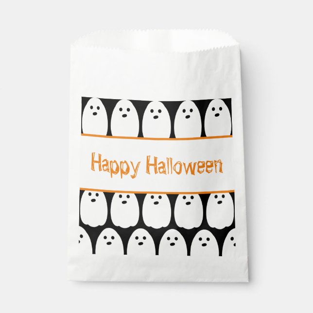 Halloween Cute Ghosts Favour Bags (Front)